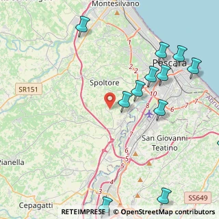 Mappa Via Santa Lucia, 65010 Spoltore PE, Italia (5.75083)