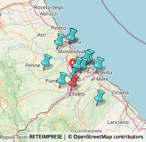 Mappa Via Santa Lucia, 65010 Spoltore PE, Italia (9.17308)