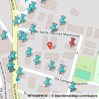 Mappa Via Santa Giacinta Marescotti, 01100 Viterbo VT, Italia (0.10241)