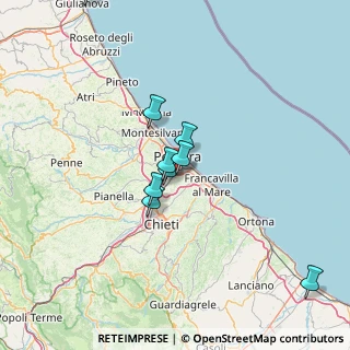 Mappa Via Fontanelle, 65129 Pescara PE, Italia (22.09273)