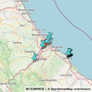Mappa Via Fontanelle, 65129 Pescara PE, Italia (13.57083)