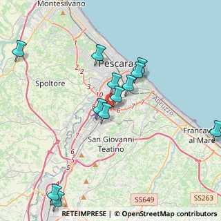 Mappa Via Fontanelle, 65129 Pescara PE, Italia (4.34583)
