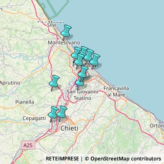 Mappa Via Fontanelle, 65129 Pescara PE, Italia (5.40909)