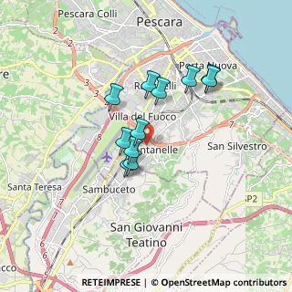 Mappa Via Fontanelle, 65129 Pescara PE, Italia (1.40818)