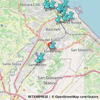 Mappa Via Fontanelle, 65129 Pescara PE, Italia (2.77231)