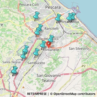 Mappa Via Fontanelle, 65129 Pescara PE, Italia (2.36846)