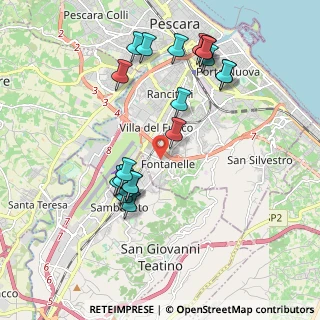 Mappa Via Fontanelle, 65129 Pescara PE, Italia (2.0865)