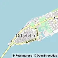 Kaart Orbetello
