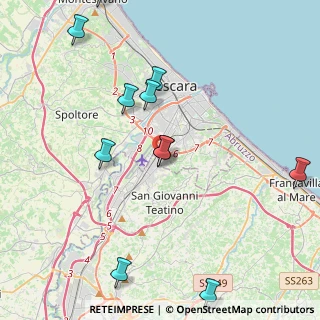 Mappa Strada Vicinale Acquatorbida, 65129 Pescara PE, Italia (5.05818)