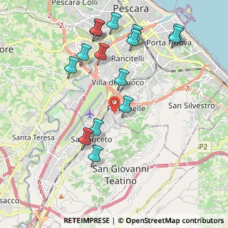 Mappa Strada Vicinale Acquatorbida, 65129 Pescara PE, Italia (2.31667)