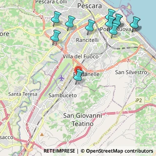 Mappa Strada Vicinale Acquatorbida, 65129 Pescara PE, Italia (3.025)