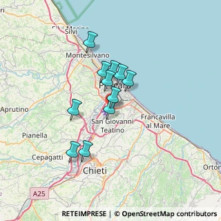 Mappa Strada Vicinale Acquatorbida, 65129 Pescara PE, Italia (5.42182)