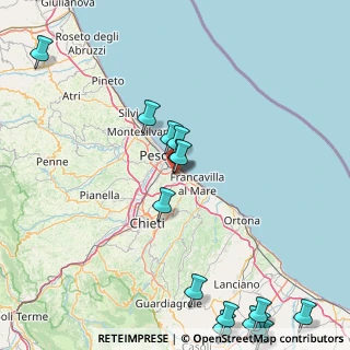 Mappa Via Lago Maggiore, 65129 Pescara PE, Italia (25.20438)