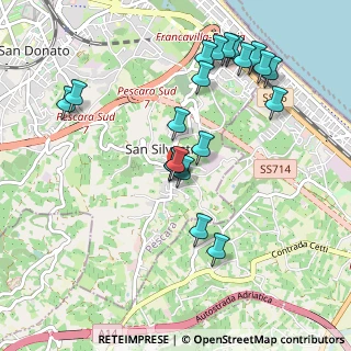 Mappa Via Lago Maggiore, 65129 Pescara PE, Italia (1.061)