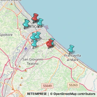 Mappa Via Lago Maggiore, 65129 Pescara PE, Italia (3.78667)