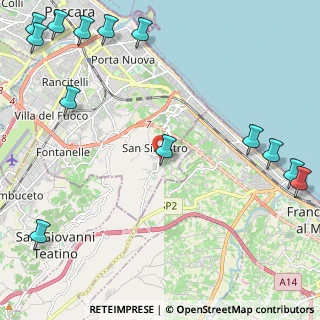 Mappa Via Lago Maggiore, 65129 Pescara PE, Italia (3.49308)