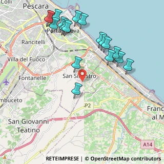Mappa Via Lago Maggiore, 65129 Pescara PE, Italia (2.46421)