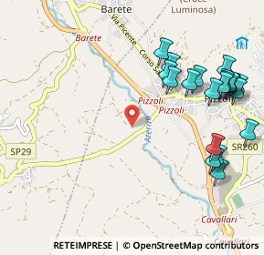 Mappa Via Campo Rendina, 67017 Pizzoli AQ, Italia (1.3075)