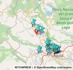 Mappa Via Campo Rendina, 67017 Pizzoli AQ, Italia (8.7675)