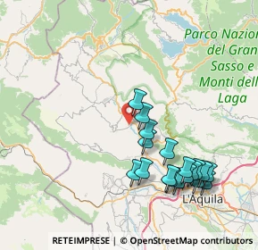 Mappa Via Campo Rendina, 67017 Pizzoli AQ, Italia (8.60889)