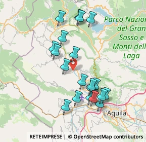Mappa Via Campo Rendina, 67017 Pizzoli AQ, Italia (7.594)