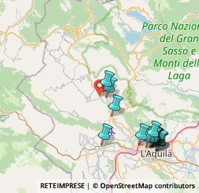 Mappa Via Campo Rendina, 67017 Pizzoli AQ, Italia (9.73467)