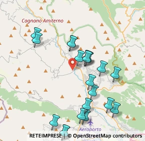 Mappa Via Campo Rendina, 67017 Pizzoli AQ, Italia (4.394)