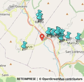 Mappa Via Campo Rendina, 67017 Pizzoli AQ, Italia (2.456)