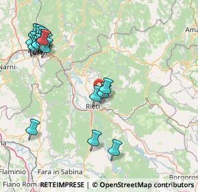 Mappa Via Foresta snc, 02100 Rieti RI, Italia (21.5685)