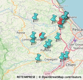 Mappa Z.ind, 65014 Loreto Aprutino PE, Italia (7.90889)
