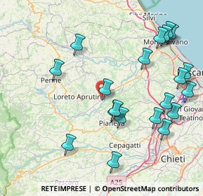 Mappa Z.ind, 65014 Loreto Aprutino PE, Italia (9.801)