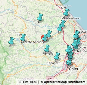 Mappa Z.ind, 65014 Loreto Aprutino PE, Italia (9.3875)