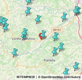 Mappa Z.ind, 65014 Loreto Aprutino PE, Italia (6.1295)