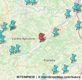 Mappa Z.ind, 65014 Loreto Aprutino PE, Italia (6.5055)