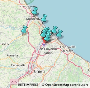 Mappa San Giovanni Teatino, 65128 Pescara PE, Italia (4.57667)