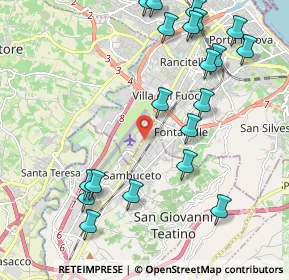 Mappa San Giovanni Teatino, 65128 Pescara PE, Italia (2.6095)