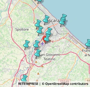 Mappa San Giovanni Teatino, 65128 Pescara PE, Italia (4.55733)