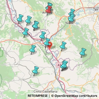 Mappa A1 - Autostrada del Sole, 05035 Narni TR, Italia (9.927)