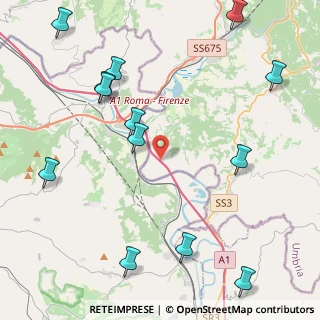 Mappa A1 - Autostrada del Sole, 05035 Narni TR, Italia (5.81077)