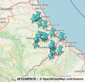 Mappa Contrada Gallo, 65010 Collecorvino PE, Italia (10.18824)