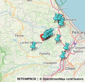 Mappa Contrada Gallo, 65010 Collecorvino PE, Italia (5.855)