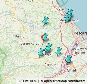 Mappa Contrada Gallo, 65010 Collecorvino PE, Italia (8.33929)