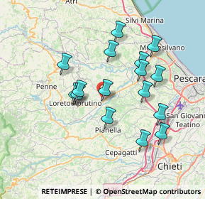 Mappa Contrada Gallo, 65010 Collecorvino PE, Italia (6.92875)