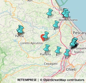 Mappa Contrada Gallo, 65010 Collecorvino PE, Italia (9.625)