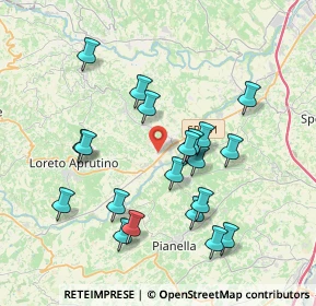 Mappa Contrada Gallo, 65010 Collecorvino PE, Italia (3.8985)