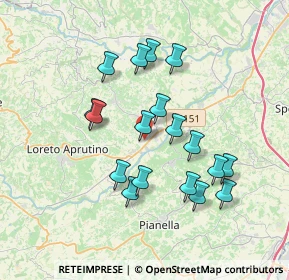 Mappa Contrada Gallo, 65010 Collecorvino PE, Italia (3.48111)