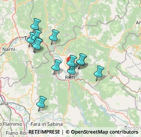 Mappa Via Acquamartina, 02100 Rieti RI, Italia (13.47692)