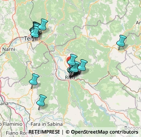 Mappa Via Acquamartina, 02100 Rieti RI, Italia (13.0855)