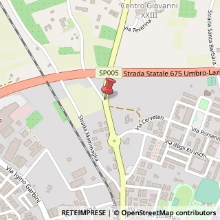 Mappa Strada Teverina,  13, 01100 Viterbo, Viterbo (Lazio)