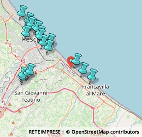 Mappa Viale Monte Velino, 66023 Francavilla al Mare CH, Italia (4.9885)